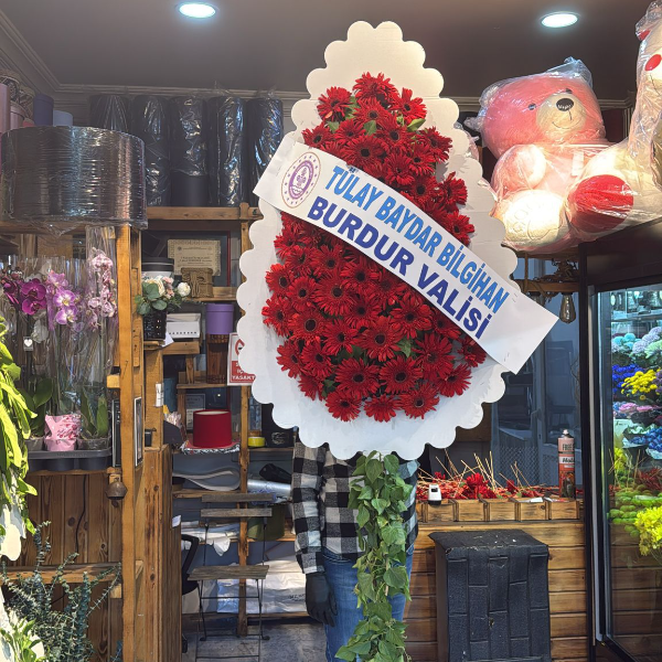  Burdur Çiçek Siparişi CANLI CELBERA ÇELENK